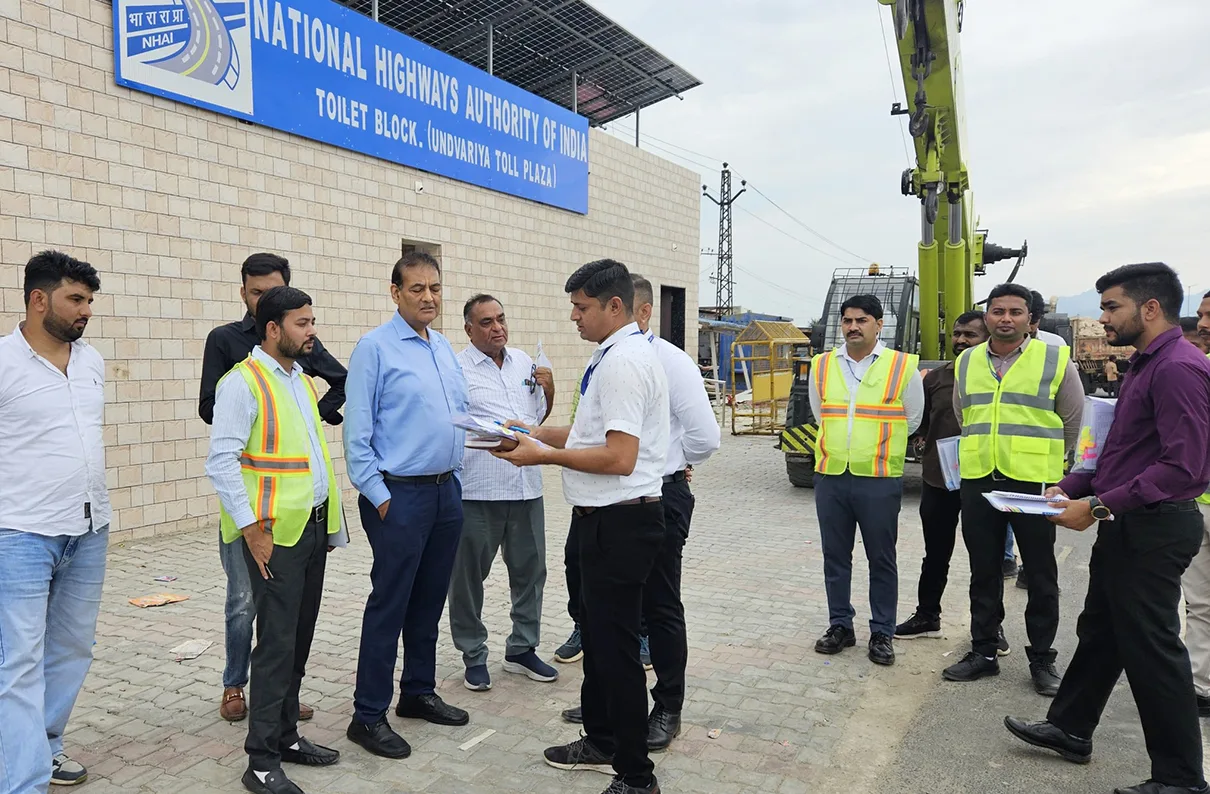 NHAI’s Site Visit to EFarm Energy’s Solar Installations