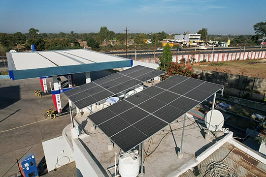 solar hp petrol pump sidhpur